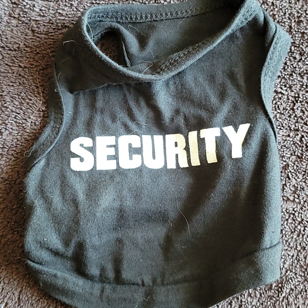 Security Small Dog Shirt XS-S